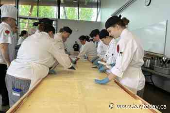 Vancouver Island University students are making the world's largest Nanaimo bar