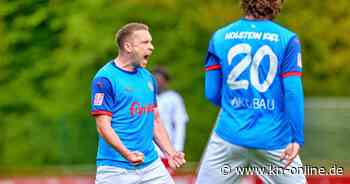 Holstein Kiel II verabschiedet sich mit Derbysieg beim SC Weiche Flensburg 08 aus der Regionalliga