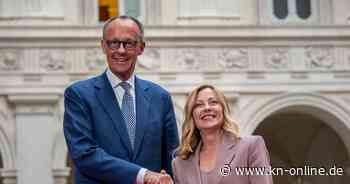 Merz in Rom: Er will Meloni enger in Ukraine-Diplomatie einbinden