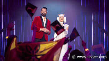 Who is the mysterious woman in the Doctor's 'The Interstellar Song Contest' visions?