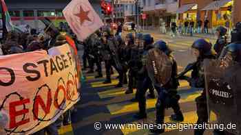 Proteste beim ESC: Versuchter Farbanschlag auf Israels Sängerin – Wasserwerfer in den Straßen