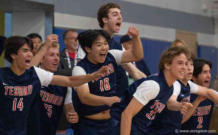Tesoro boys volleyball sweeps Orange Lutheran to win Division 3 title