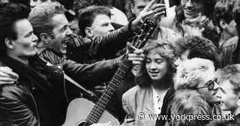 Solving the mystery of why these rock legends were busking in York in 1980s