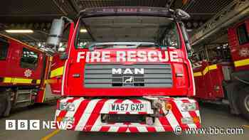 Firefighters tackle blaze in derelict building