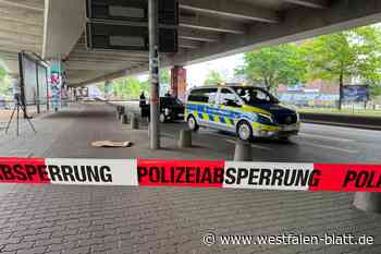 Angriff vor Bar in Bielefeld - mehrere Schwerverletzte