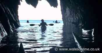 Hidden sea caves in Wales look like tropical paradise but there's danger lurking nearby