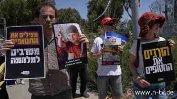 Auch humanitäre Hilfe gefordert: Hamas will neun Geiseln für 60 Tage Waffenruhe übergeben