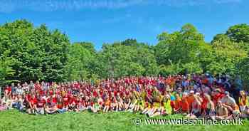 Why hundreds of people wearing orange and blue ran through Cardiff's Bute Park