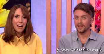 Alex Jones apologises to The One Show viewers after on-air struggle