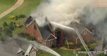 'Flames just exploded:' Wake County home on fire