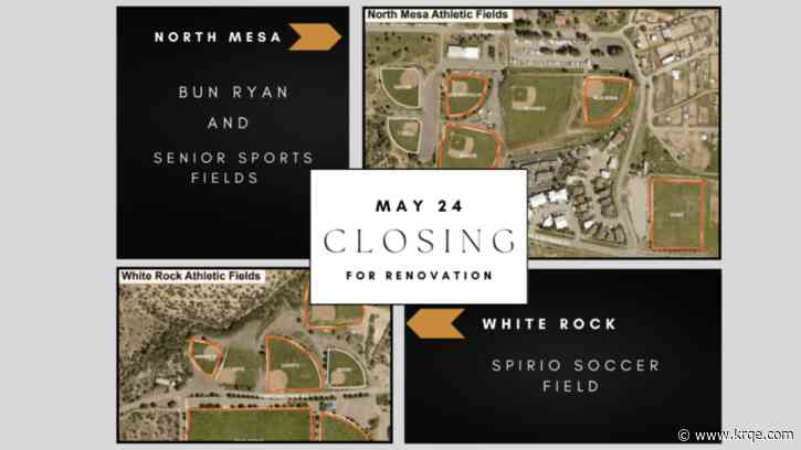 Los Alamos athletic fields closing for renovation on Saturday, May 24