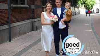 Pas getrouwd: Kirsten en Sam in Hasselt