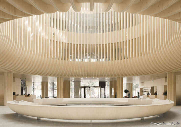 Holz-Headquarter in Helsinki - Büro und Hotel von Anttinen Oiva Architects