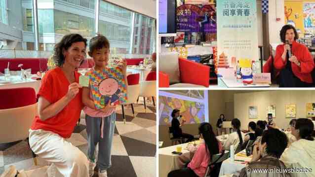 Kempense illustratrice Liesbet Slegers ontmoet fans en collega’s in China: “Ook in Azië identificeren kinderen zich met Kevin en Katie”