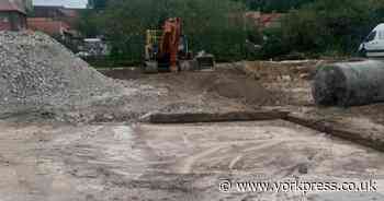 Derelict former power station being cleared in North Yorkshire town
