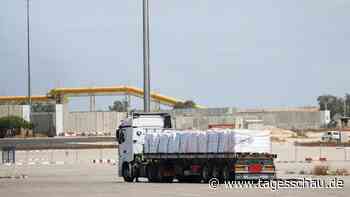 Erste Hilfsgüter seit Monaten erreichen Gazastreifen