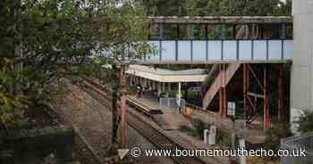 Woman caught in 'precarious position' at railway station