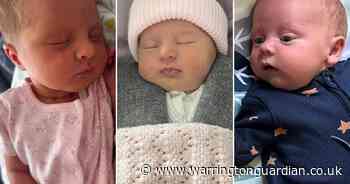 Did you welcome one of the 181 new arrivals in Warrington in April 2025?