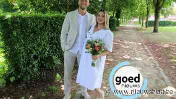 Pas getrouwd: Dennis en Natalia in Hasselt