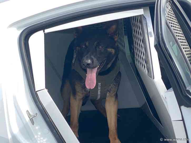 Special vest donated to Indiana State Police K9