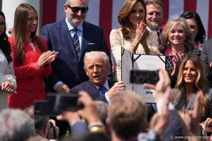 Trump, alongside the first lady, signs a bill to make posting ‘revenge porn’ a federal crime