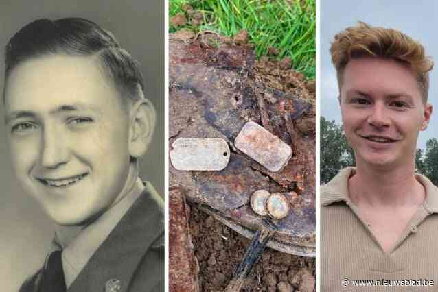 Randy (27) doet unieke vondst op vliegveld: “We brengen herinnering aan soldaat Johnny terug naar zijn familie in de Verenigde Staten”