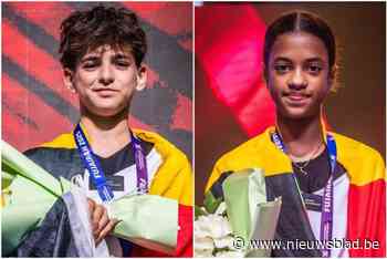 Alicia (12) uit Diest en Liam (14) uit Budingen veroveren brons op WK taekwondo: “De Olympische Spelen? Die zijn nu nog een heel verre droom”