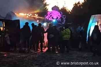 Illegal rave at abandoned factory is shut down by police