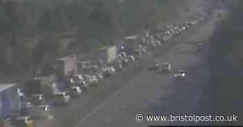Huge M5 delays after multi-vehicle crash halts traffic
