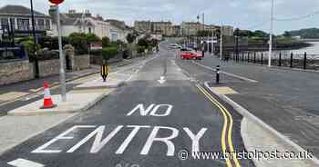 'Britain's most bonkers' wiggly road markings removed from West Country town's seafront
