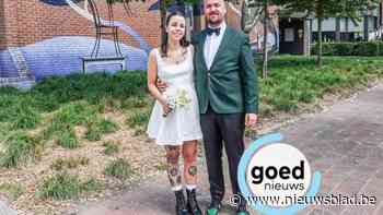 Pas getrouwd: Laura en Arthur in Genk