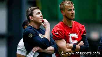 Saints coach Kellen Moore not interested in adding a veteran QB for now: 'We feel like we've got a good room'