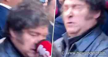 Oeps: president wordt keihard in gezicht geraakt