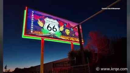 Highland High alumna brings neon to Route 66 in Albuquerque with revamped billboard