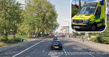 Man in hospital after car and motorbike crash at junction in Tottenham