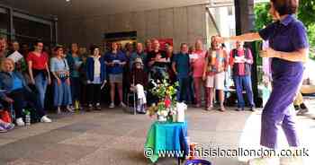 Choir raises hundreds for foodbank and community flowerbed