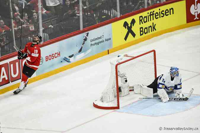 Tolvanen nets SO winner as Finland hands Canada first loss of men’s hockey worlds