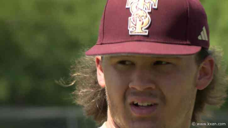 Texas State's Alex Valentin pitches with a unique flair