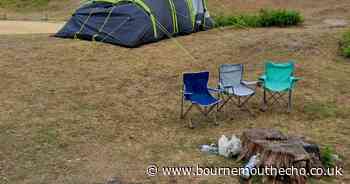 Illegal campsite uncovered in the early hours of Monday
