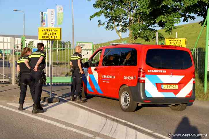 Brand bij afvalverwerker snel onder controle