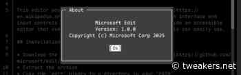 Microsoft brengt opensource teksteditor voor in PowerShell genaamd Edit uit