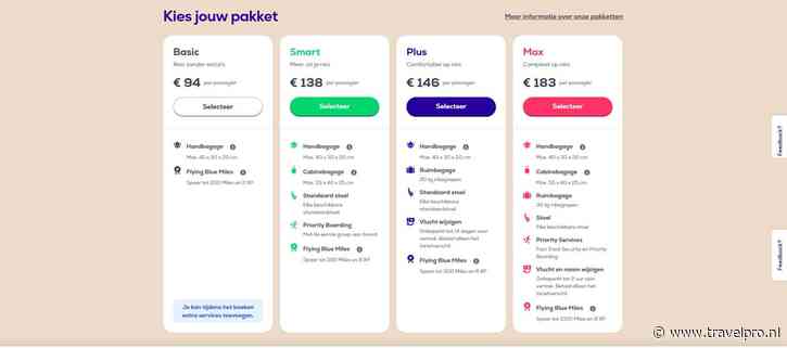 Transavia introduceert Smart-pakket
