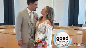 Pas getrouwd: Marten en Joyce in Heusden-Zolder