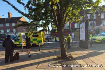 Teenage boy taken to hospital after crash near Wembley Stadium