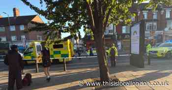 Teenage boy taken to hospital after crash near Wembley Stadium