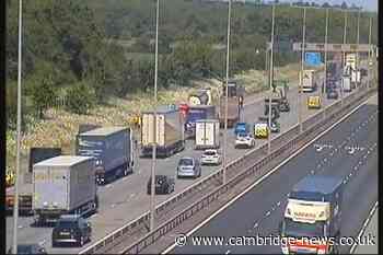 Live updates as crash on main Cambs route closes lane