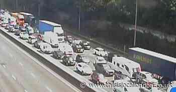 LIVE updates as M25 faces 'long delays' after 'serious crash'