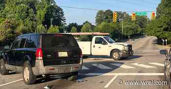 Wake County Public Schools truck involved in crash, no injuries reported