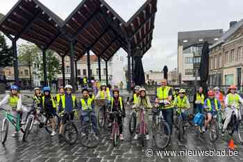 Honderden leerlingen tonen vaardigheden tijdens het Grote Fietsexamen