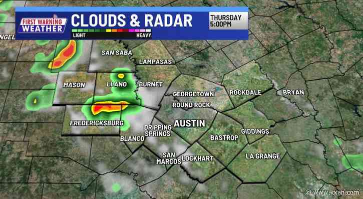 Isolated storms today, more to come this weekend